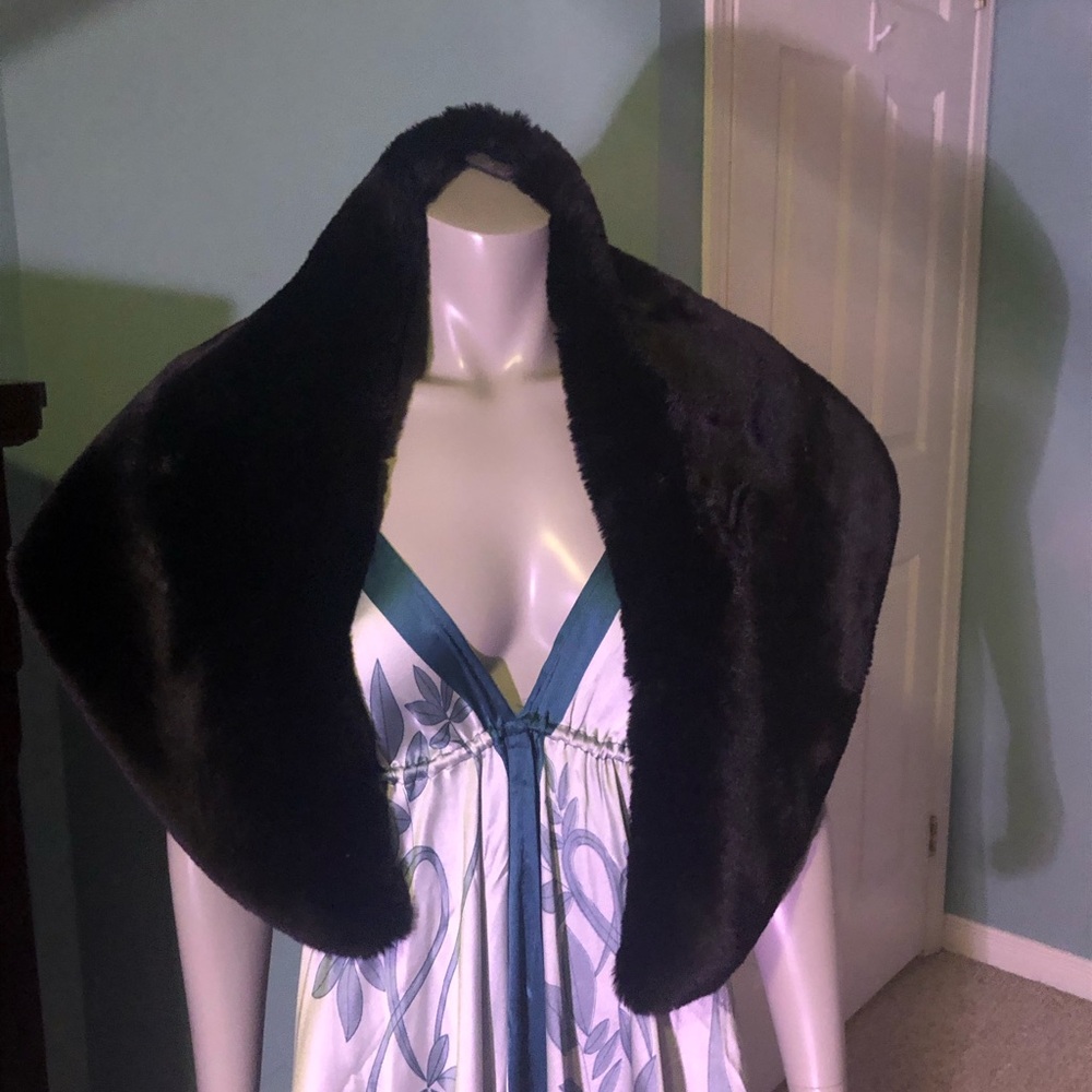 Faux fur stole bought at The Bay